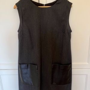 J Crew charcoal gray tweed jumper/shift